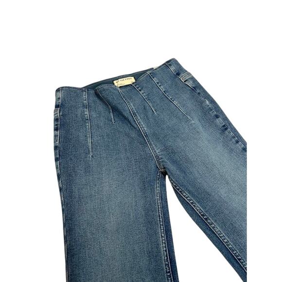 NEW! Free People we the free keira pull-on flare jeans out of sight 27 - Picture 8 of 10